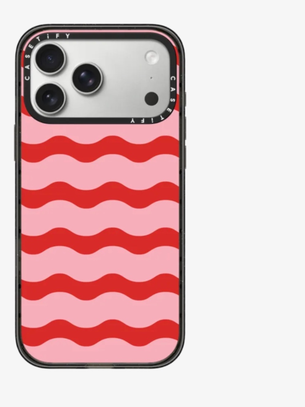 casetify - Red And Pink Wavy Stripe - iPhone 17 pro max